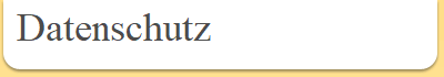 Datenschutz